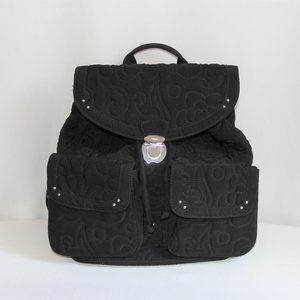 Vera Bradley Black Quilted Backpack